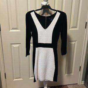 Black and White French Connection Dress
